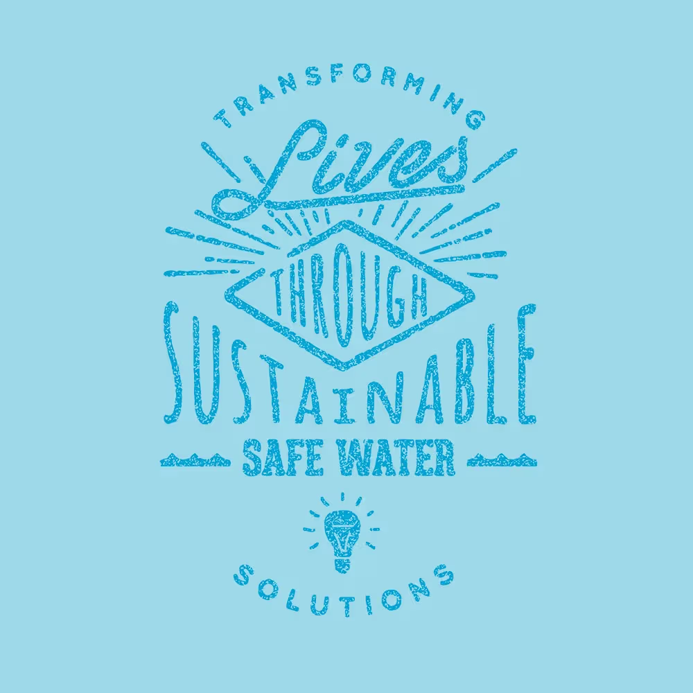Water Mission Typography Design